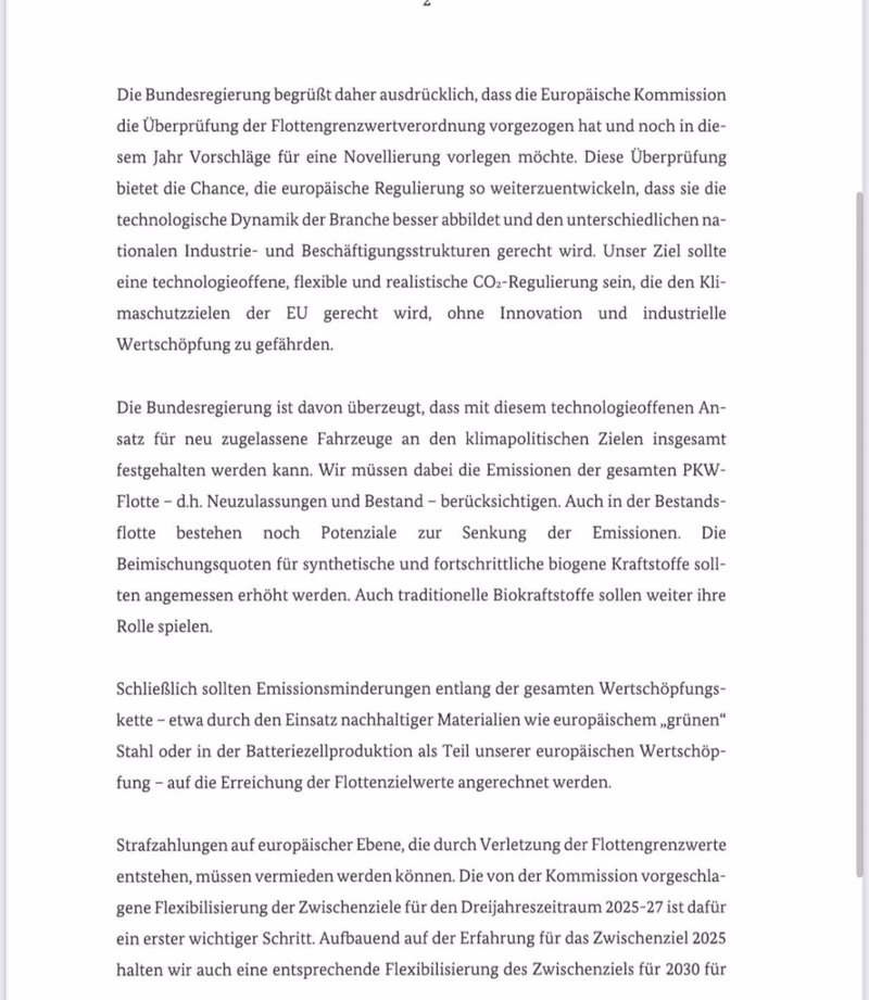 „Hocheffiziente Verbrenner": Merz schreibt Brief an von der Leyen 2 Merz 2