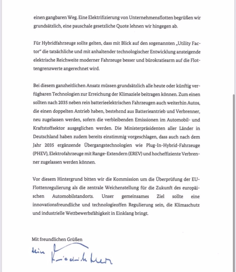 „Hocheffiziente Verbrenner": Merz schreibt Brief an von der Leyen 3 Merz 3