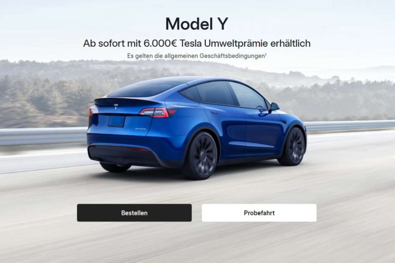 Tesla senkt Preise für Model Y um 6.000 Euro 3 Tesla Model Y Preissenkung