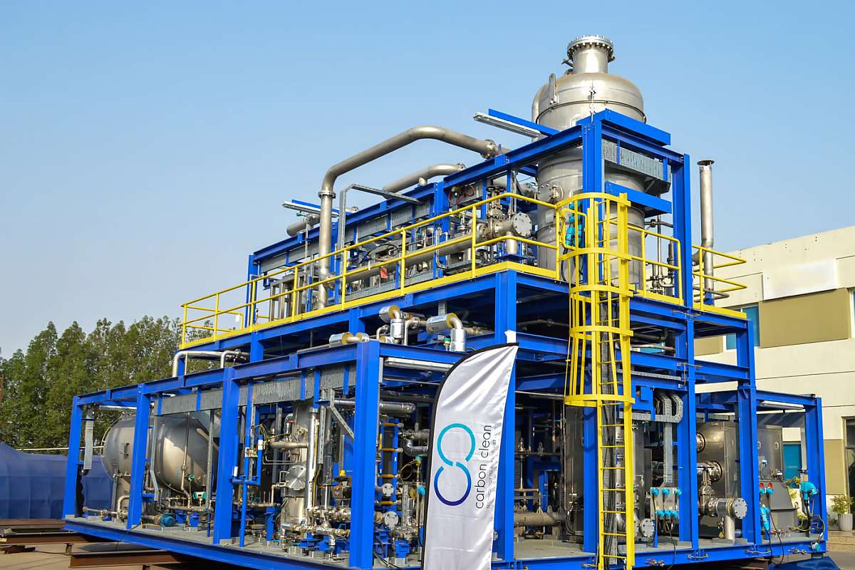 Modulare CO2-Abscheidungsanlage vonCarbon Clean - CyclonCC-Technologie