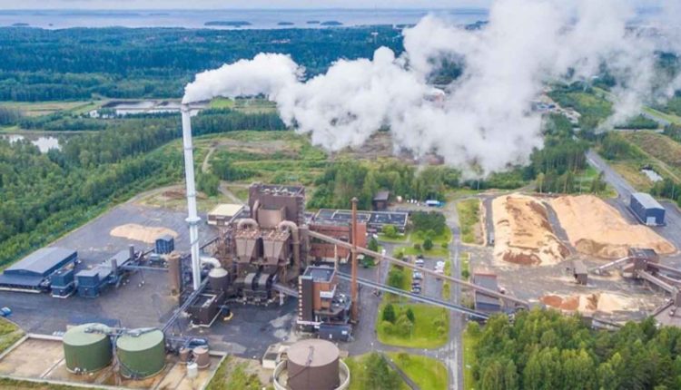 Standort des Biokohlkraftwerks im ostfinnischen Joensuu, (Quelle: Savon Voima)