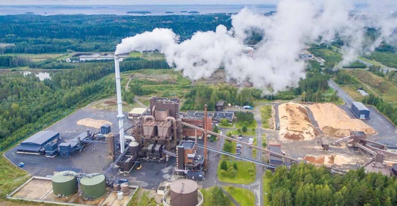 Standort des Biokohlkraftwerks im ostfinnischen Joensuu, (Quelle: Savon Voima)