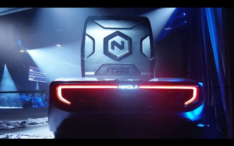 Nikola Tre Lastwagen LKW Truck Brennstoffzelle Wasserstoff
