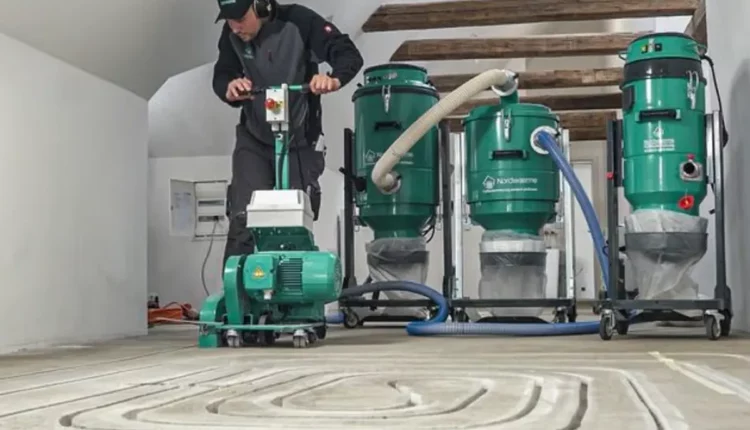 Nordwaerme: Fubodenheizung direkt in Estrich fräsen