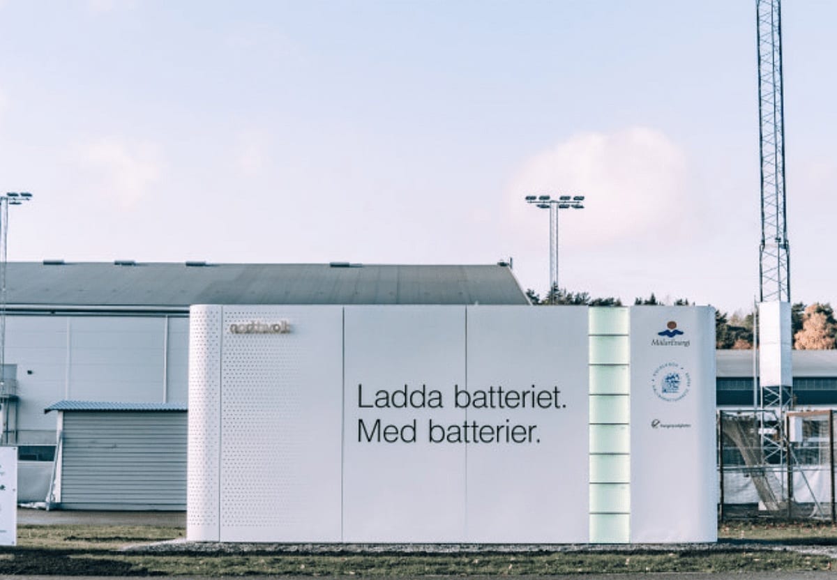 Mälarenergi Northvolt News Erstes Batteriesystem