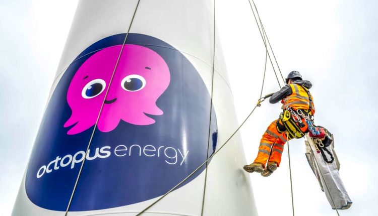 Octopus Energy eigene Windkraftanlage Cleantech-Unternehmen
