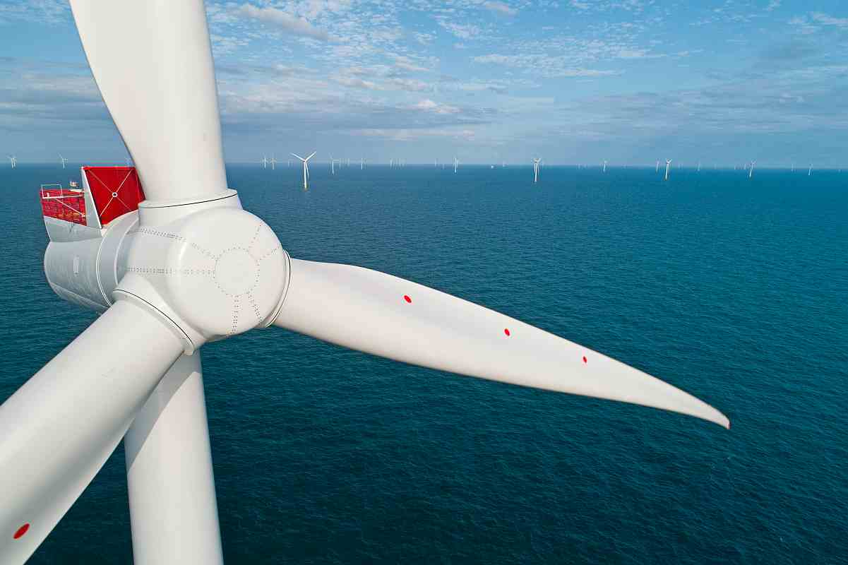 Green Industrial Revolution mit Offshore-Windenergie - hier Hornsea One, Orsted
