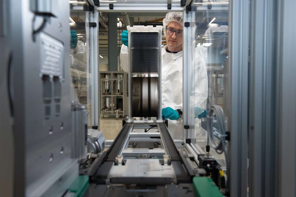 Oxford-PV Perowskit Solar Tandemsolarzelle Produktion