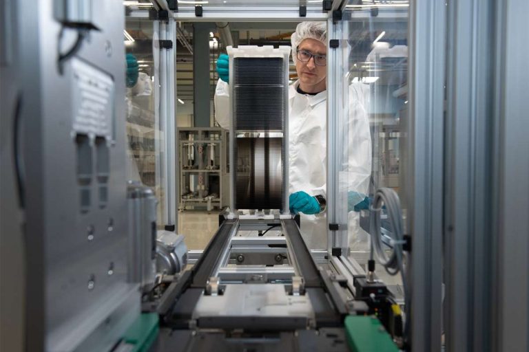 Oxford-PV Perowskit Solar Tandemsolarzelle Produktion