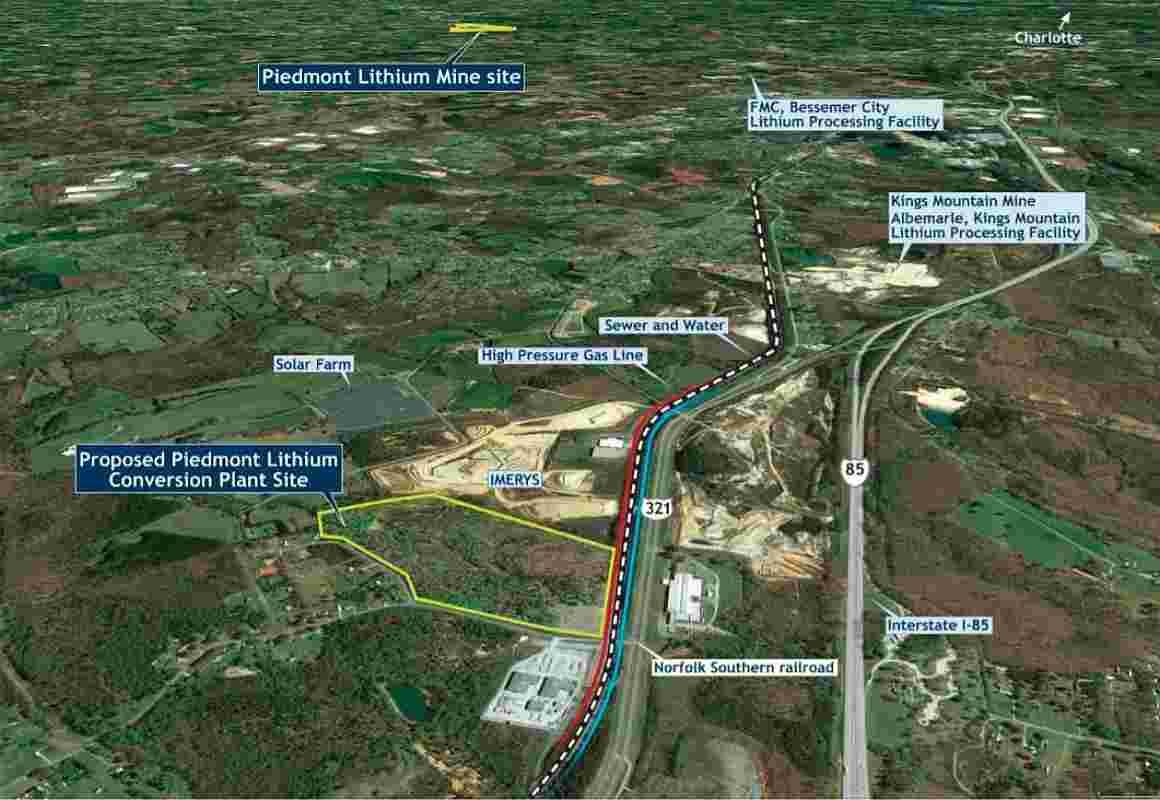 Piedmont Lithium Projekt für Tesla