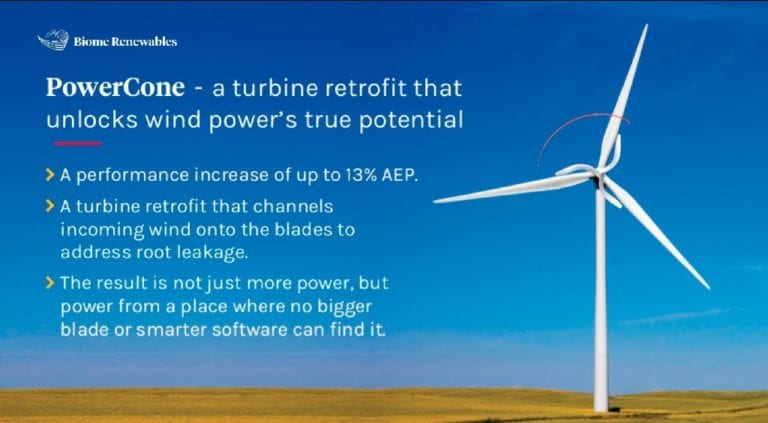PowerCone Windkraftanlagen Biome Renewables