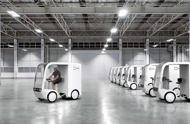Quadricycle EAV DPD Cleantech-Startup