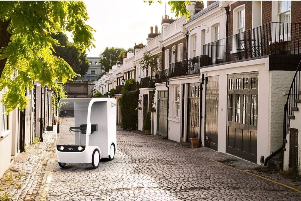 Quadricycle Food Delivery UK DPD Cleantech