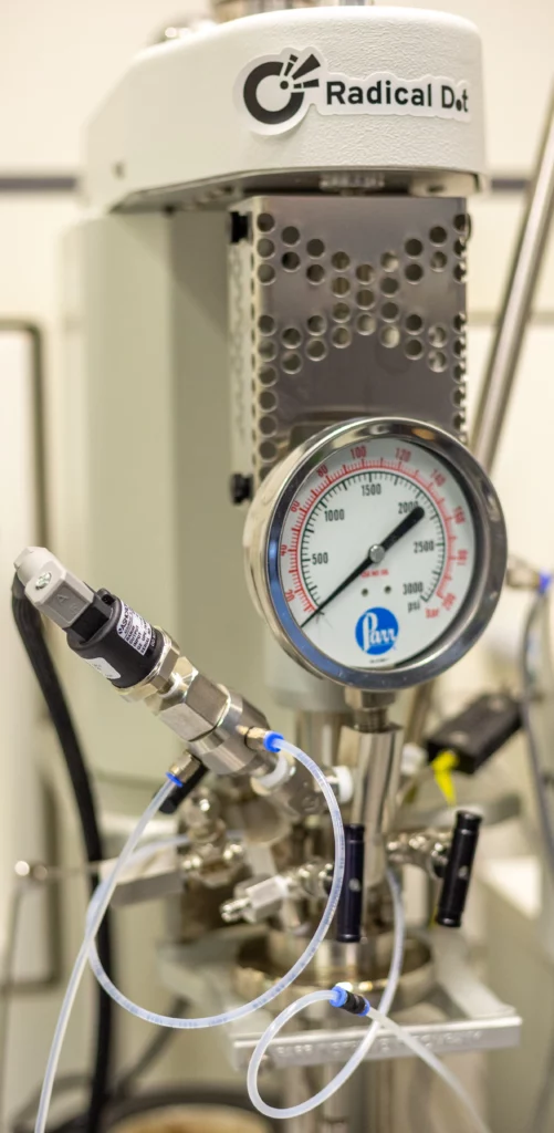 Reaktor des Cleantech-Unternehmens Radical Dot Reaktor des Cleantech-Unternehmens Radical Dot