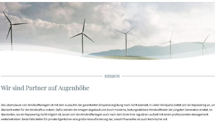 Re-Wind Repowering Energiewende Windkraftanlagen