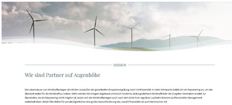 Re-Wind Repowering Energiewende Windkraftanlagen