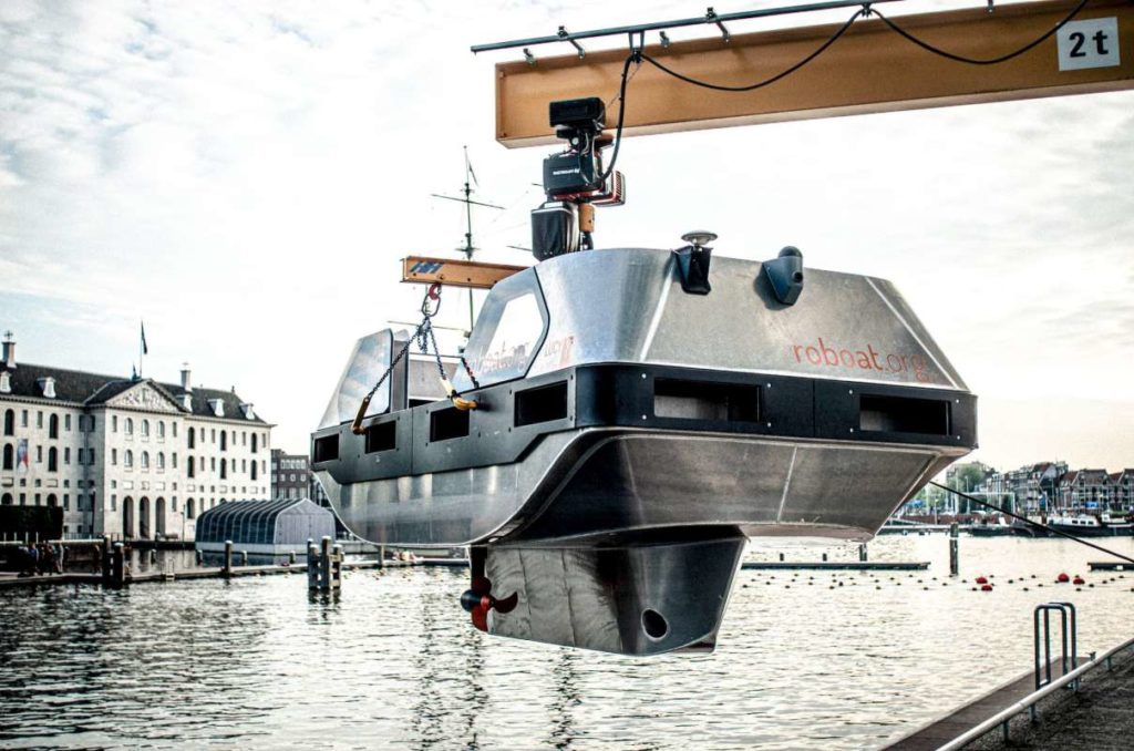 Roboat Wasser Grachten Amsterdam