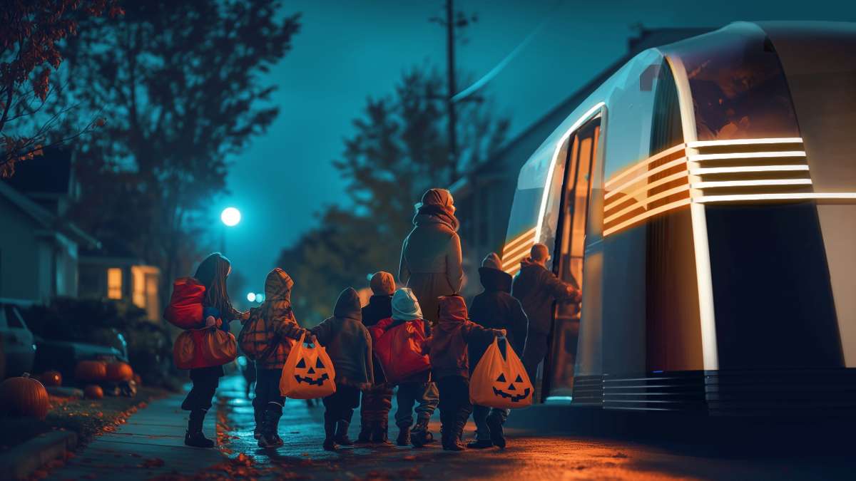 Robovan als Schulbus