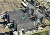 Bild zeigt das Gas- und Dampfturbinenkraftwerk Enecogen in den Niederlanden.