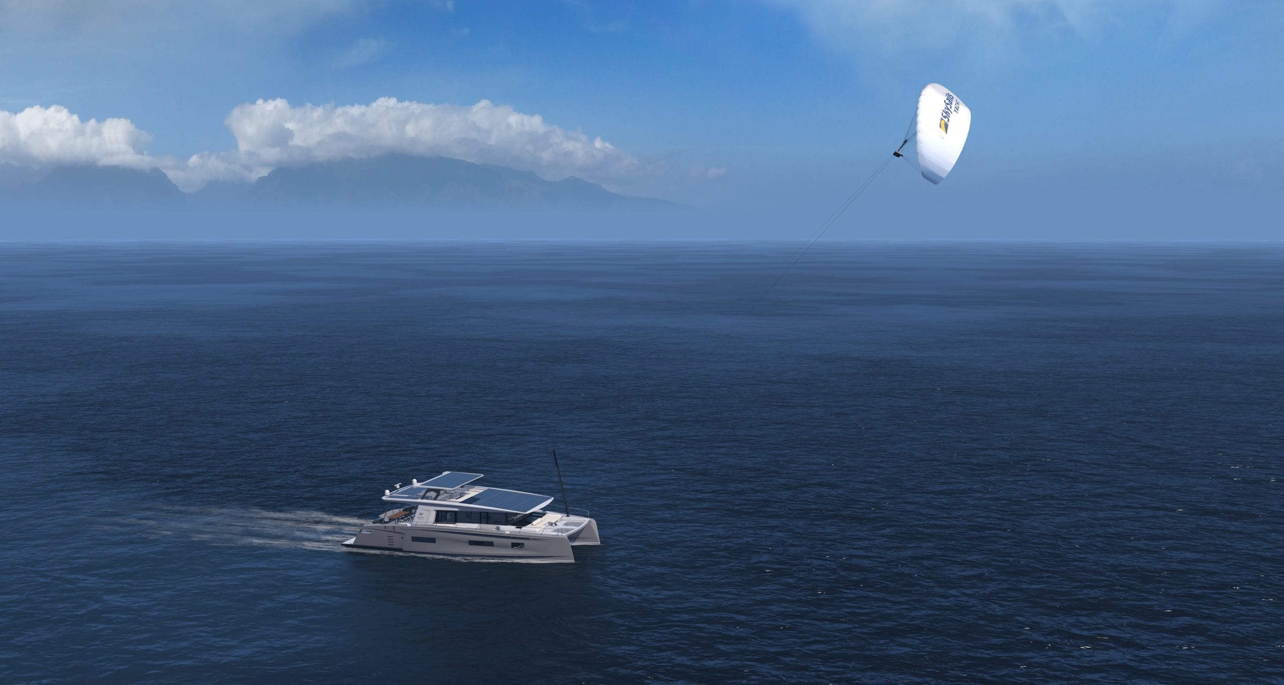 SkySails und SilentYacht bringen eine Yacht mit Solar-Kite-Hybridantrieb