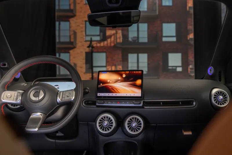Smart #2 Innenraum vorne Elektroauto smart #2 Innenraum