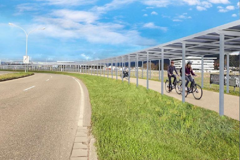 Solar-Radweg Deutschland in Freiburg