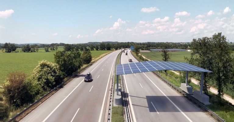 Solar-Autobahn: Im Herbst startet Test auf A81 bei Hegau 3 Solardach Test Autobahn