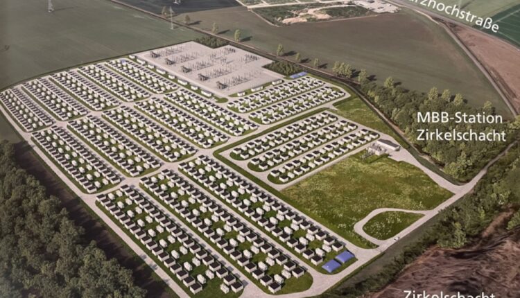 Speicher Klostermansfeld am Zirkelschacht - Planungsansicht laut der Gemeinde in Sachsen-Anhalt