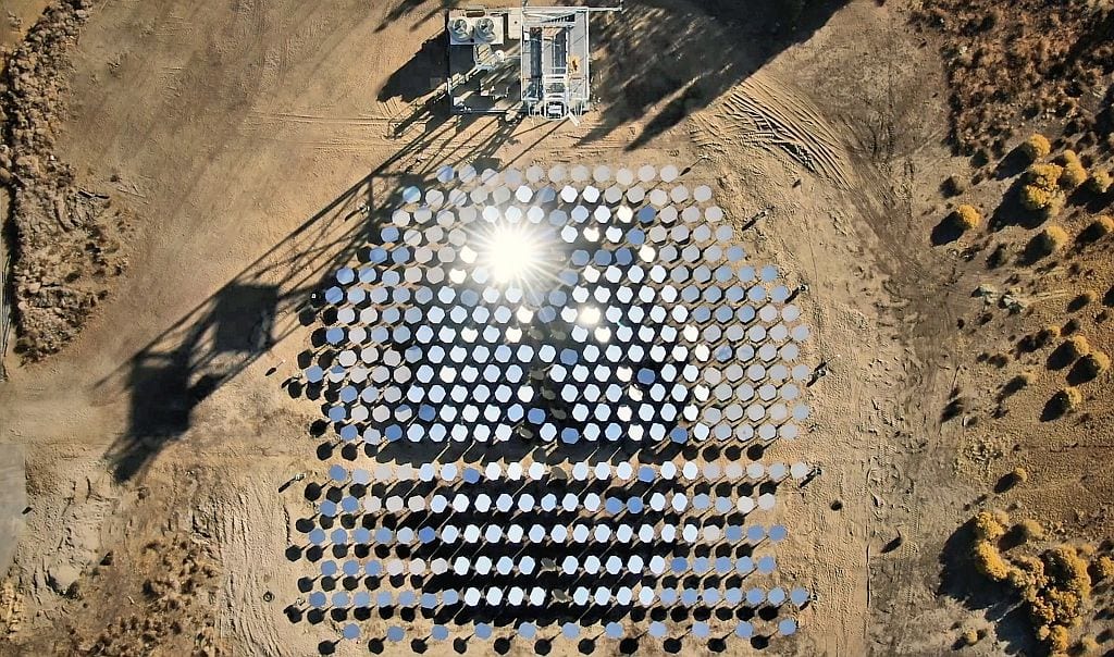 Heliostaten von Heliogen werden exakt passend automatisch ausgerichtet