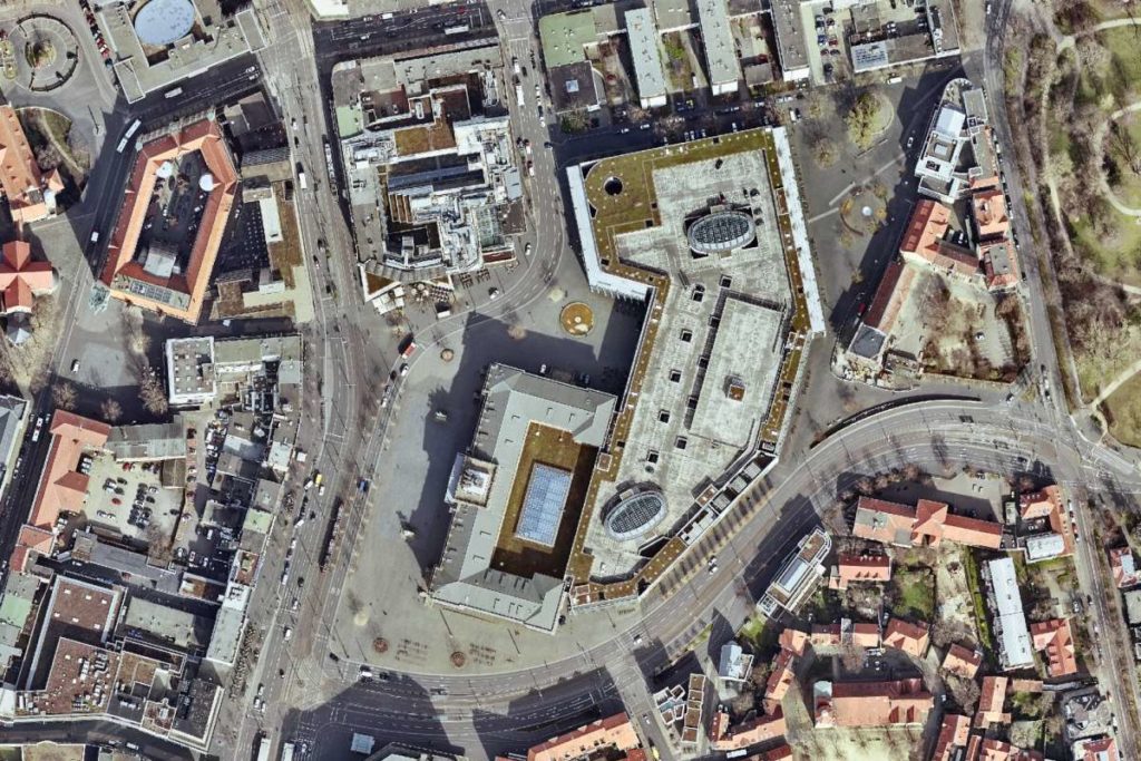 Stadt Braunschweig Luftbildaufnahme