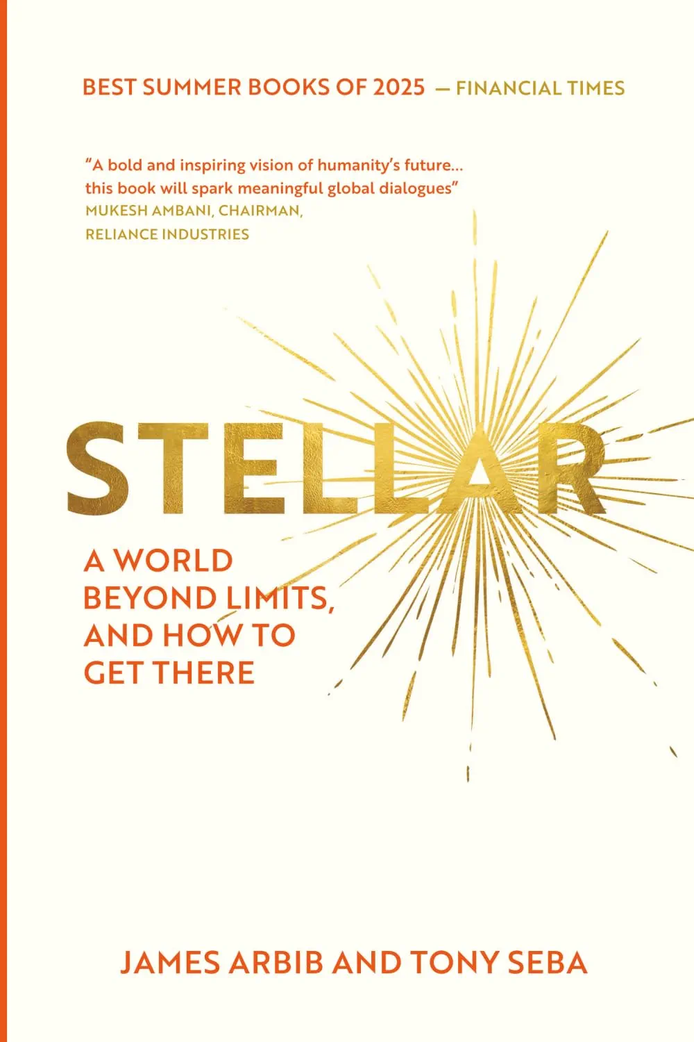 Buchcover Stellar von Tony Seba und James Arbib
