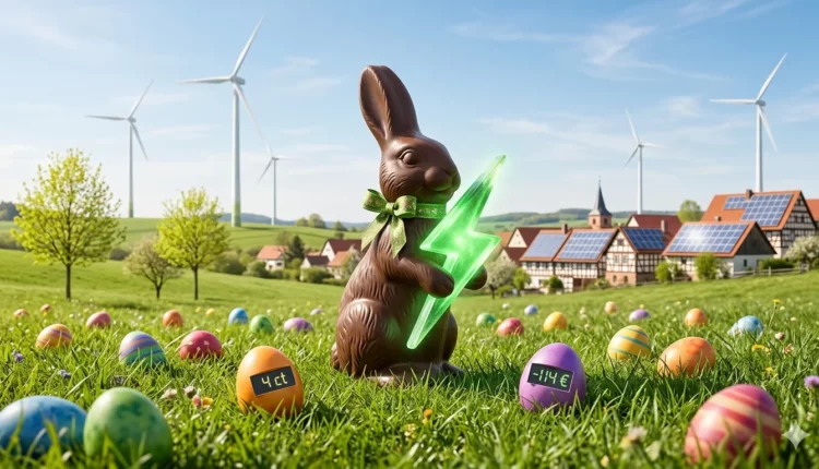 Strom im Überfluss bringt der Osterhase