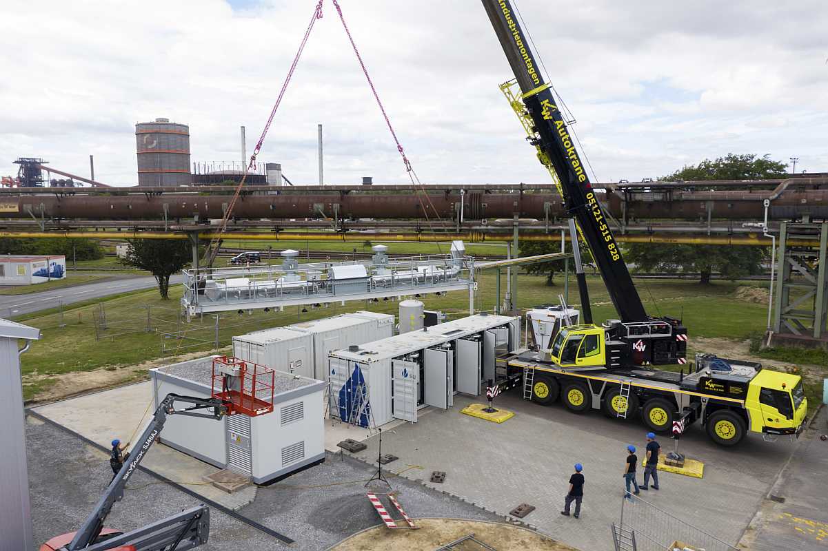 Sunfire Grüner Wasserstoff mit Rekord-Elektrolyse