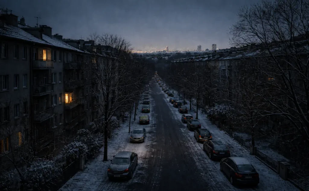 Vulkangruppe verursacht Stromausfall Berlin Januar 2026 - Teile der Stadt sind dunkel (KI-Foto)