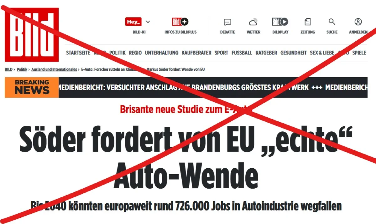 Markus Söder fordert "echtes Aus vom Verbrenner-Aus" wegen TUM-Whitepaper