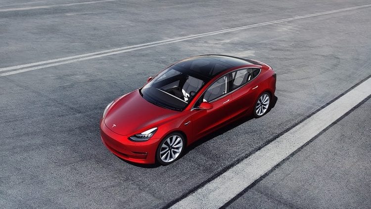 Over-the-air Tesla Model 3 Ladeleistung