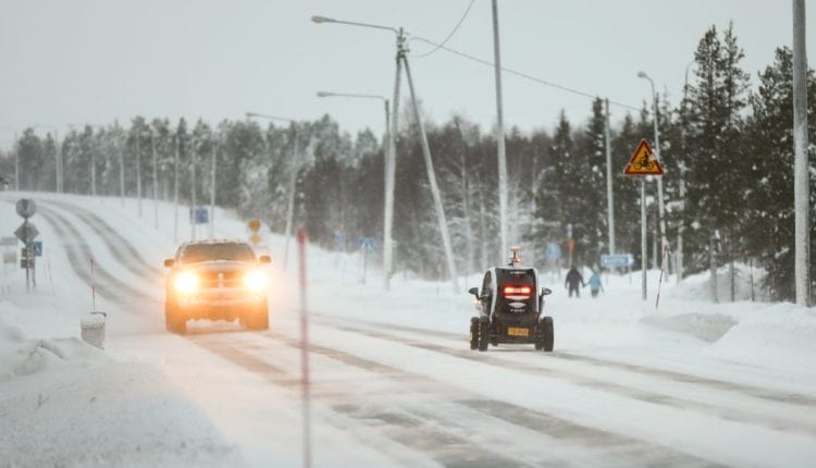 Twizy Regen Schnee Nebel Autonomes Fahren Element 4 Helsinki