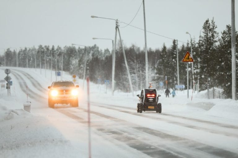 Twizy Regen Schnee Nebel Autonomes Fahren Element 4 Helsinki