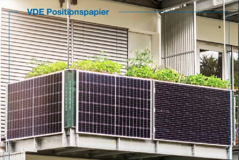VDE Positionspapier Stecker-Solargeräte