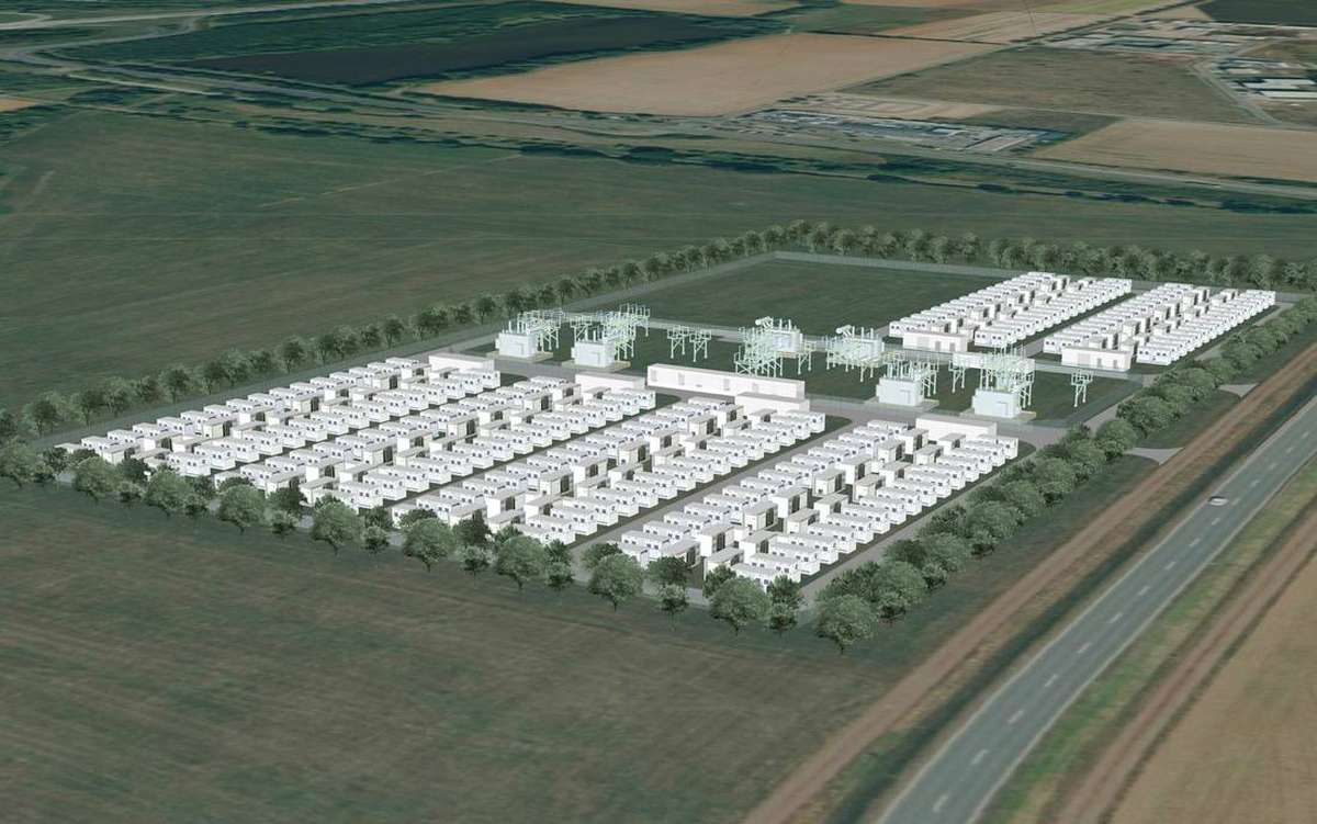 3D-Visualisierung Wittlich-Wengerohr Batteriespeicher Eco Stor