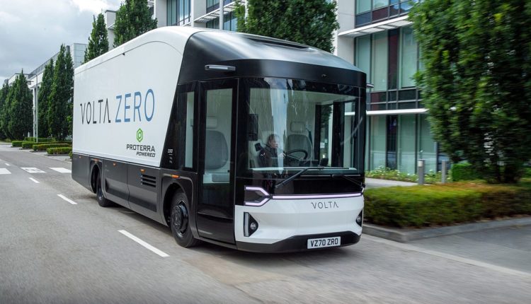 Volta Zero Truck Nutzfahrzeug Batteriesystem Proterra