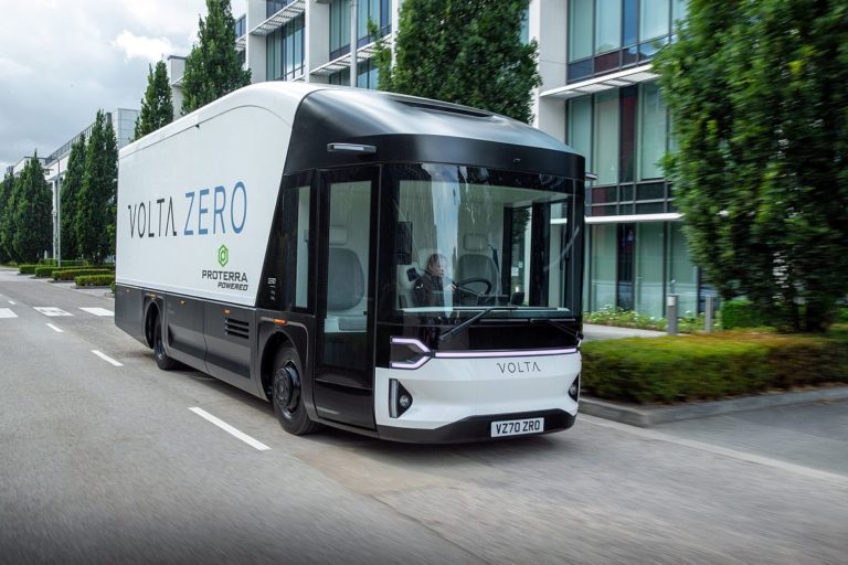 Volta Zero Truck Nutzfahrzeug Batteriesystem Proterra