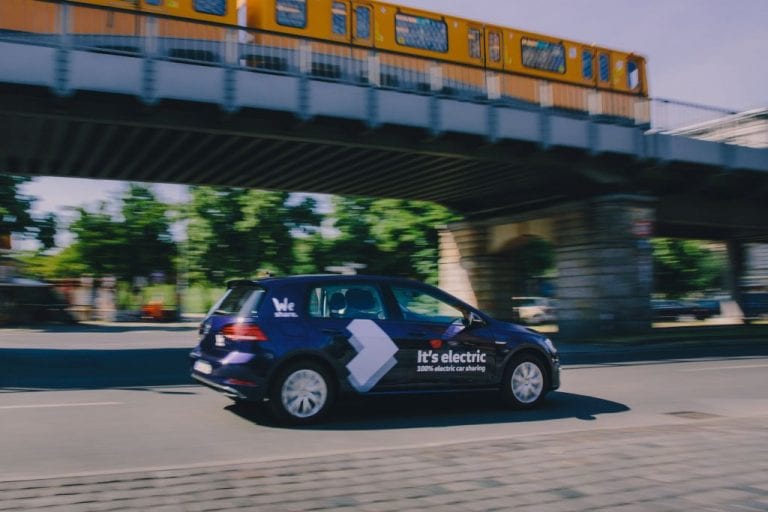 WeShare Elektroauto Carsharing Volkswagen