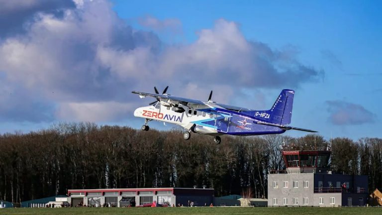 HyFlyer II: ZeroAvia Erstflug wasserstoffelektrischer Antrieb
