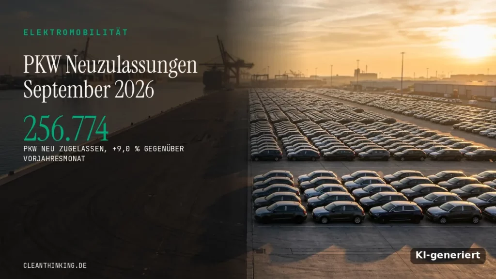 Tesla wächst bei den PKW Neuzulassungen um 268,7 Prozent