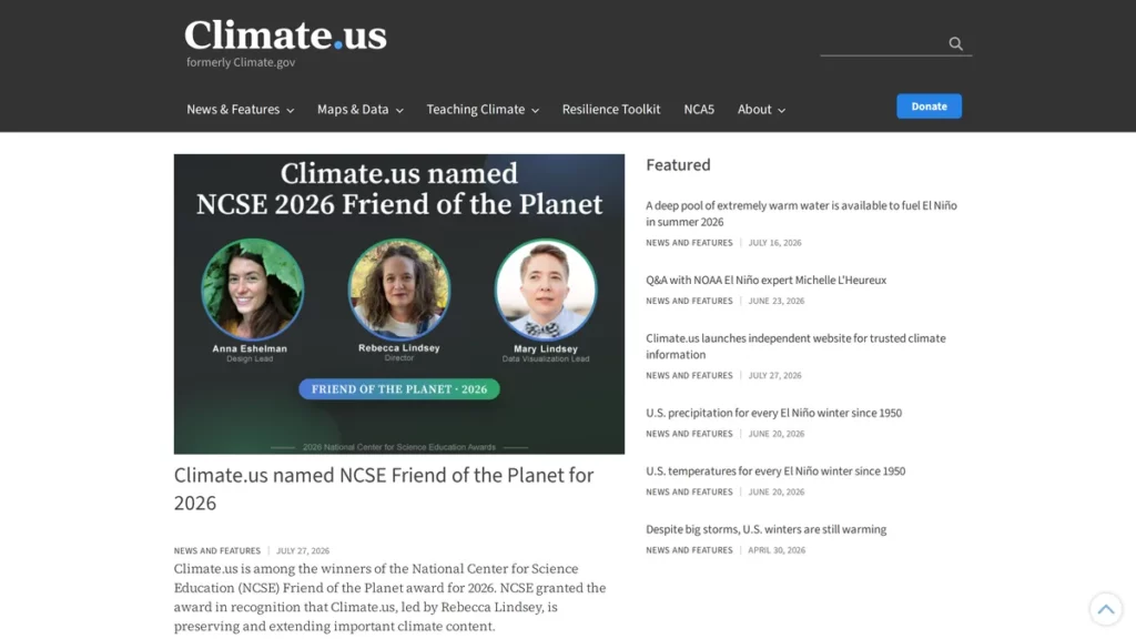 Von Trump gefeuert, jetzt retten sie Amerikas Klimadaten