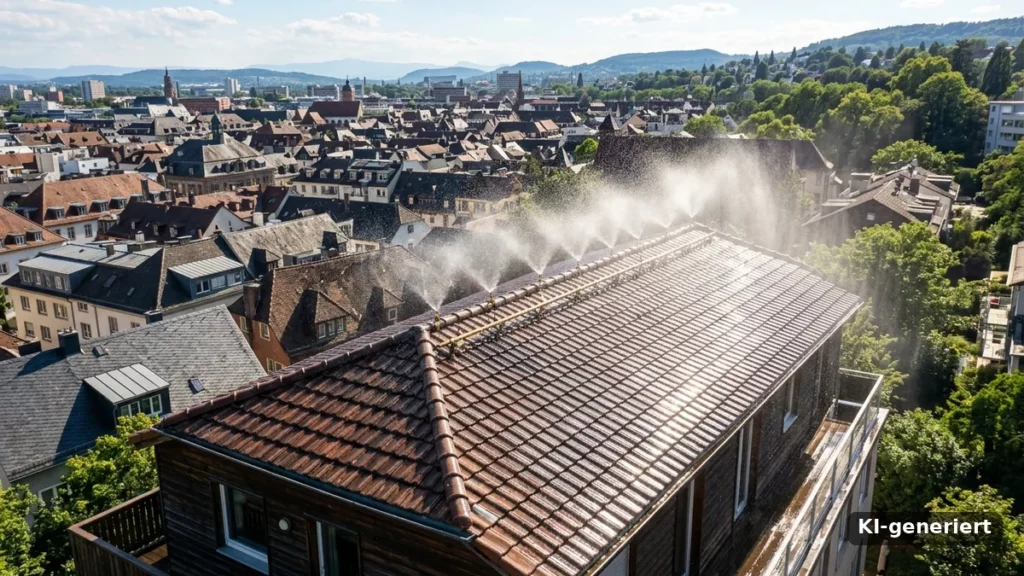 Dachkühlung: Wie Regenwasser die Hitzeinsel in der Stadt entschärft