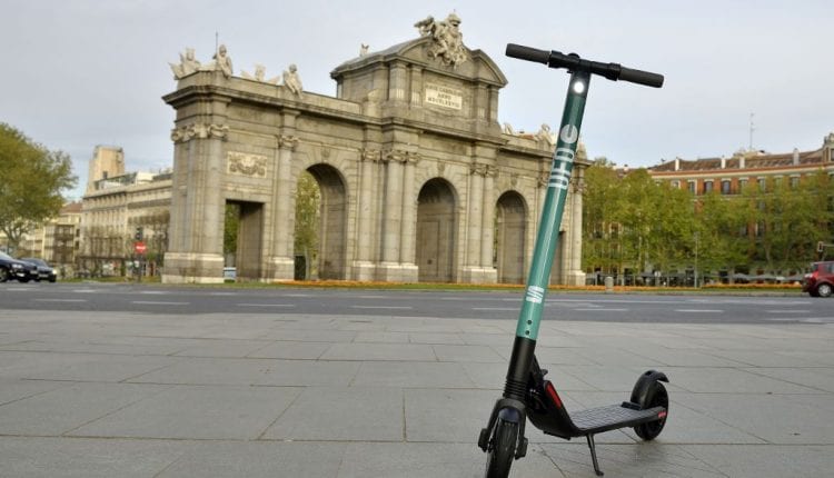 Madrid Kickscooter Tretroller eScooter Lime Uber Flash Tier