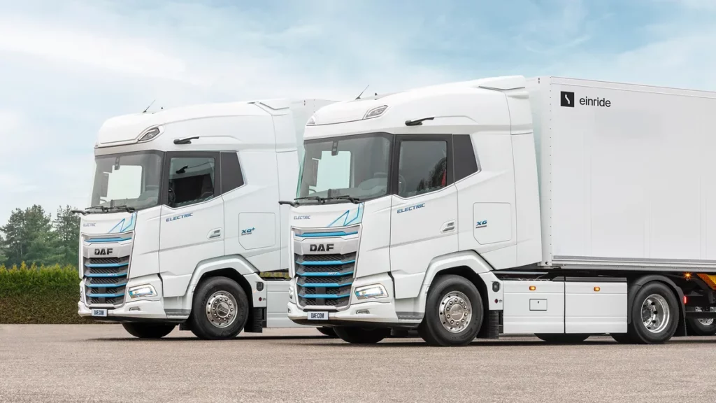 Einride Driver kommt in die E-Lkw von DAF