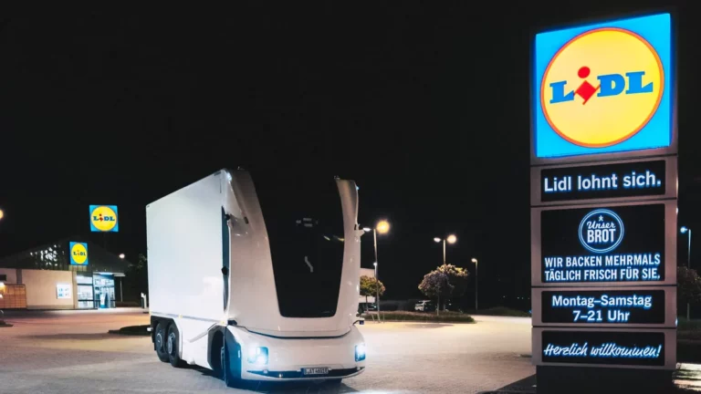 Lidl schickt ersten Lkw ohne Fahrer auf die Straße